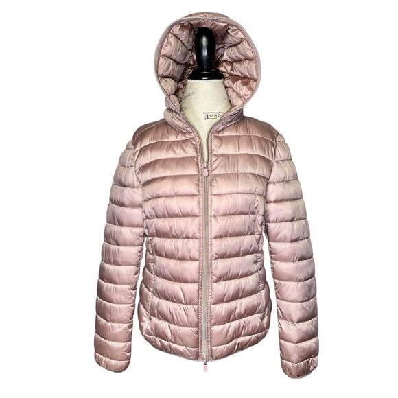 Save The Duck | Women | Alexis Pink Ultra Light Animal Free Puffer Jacket | XL - Picture 2 of 16